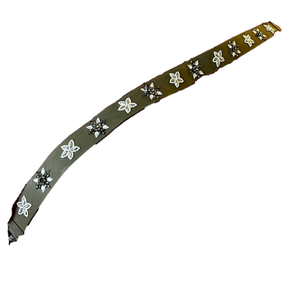 REBECCA Minkoff Purse strap Green Jeweled NWOT